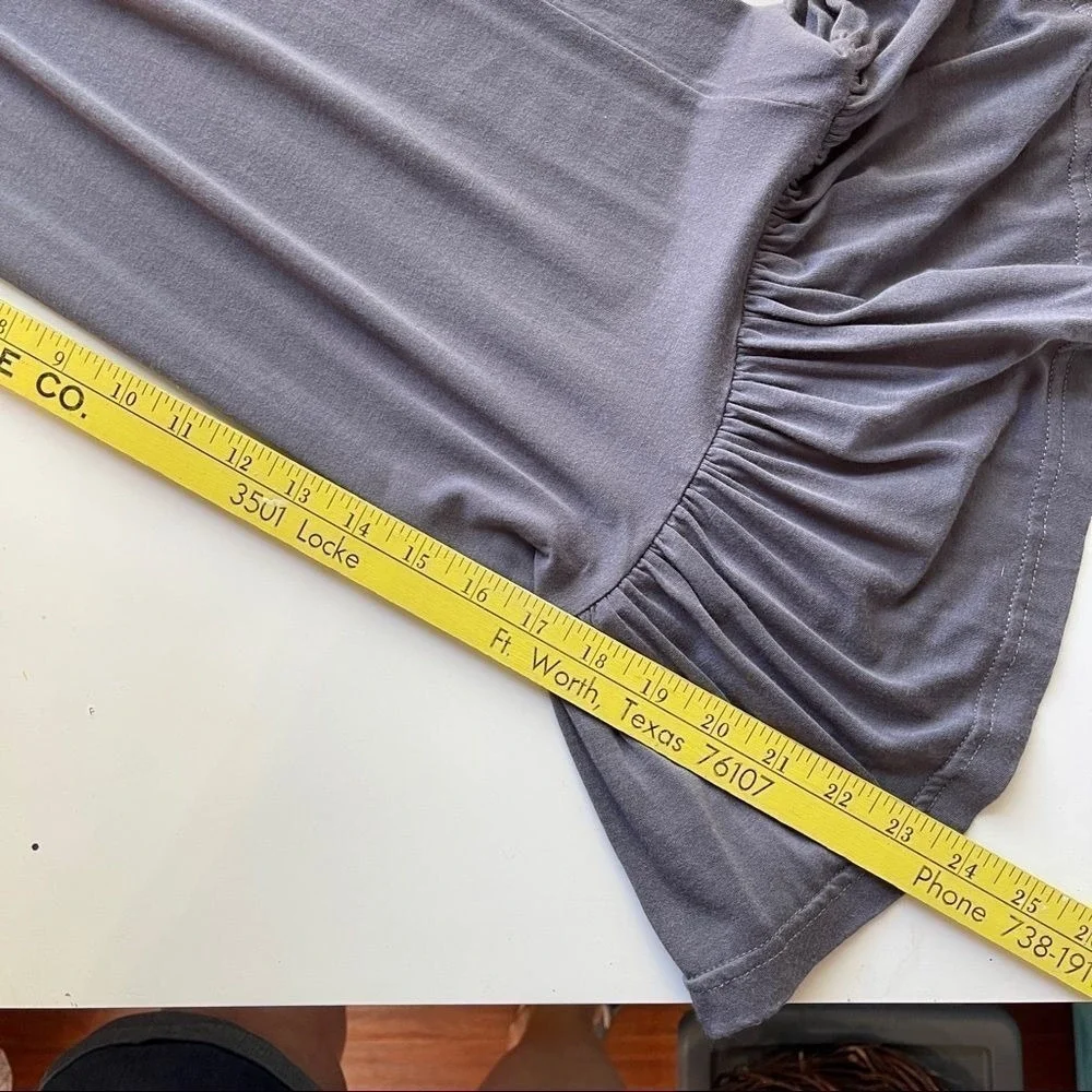 Womens Grey Ruffle Hem Wide Leg Lounge‎ Pants Size S - Picture 2 of 5